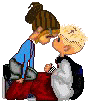 Gif animé bisous love